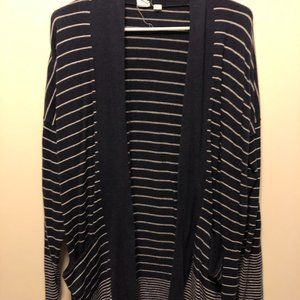 Gap Navy/White Striped Sweater